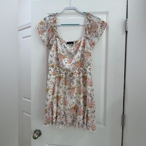 Spring Floral Mini Dress